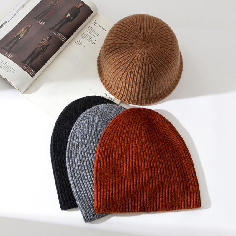 Wholesale Autumn and Winter Pure Wool Knitted Hat