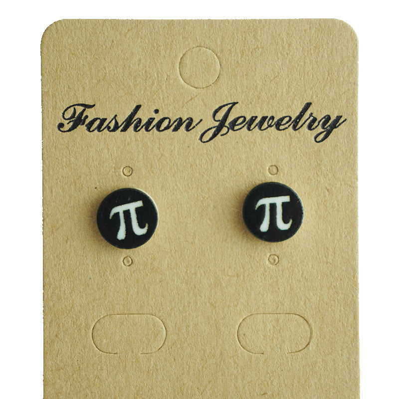 Wholesale 2 Pair/Pack Back To School Season Math Science Art Love Reading Earth Fun Earrings