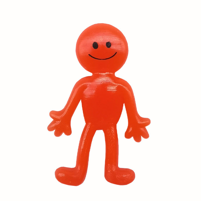 Wholesale TPR Expression Villain Pinch Happy Smiling Face Doll Elastic Stretch Decompression Lala Music Decompression Toy