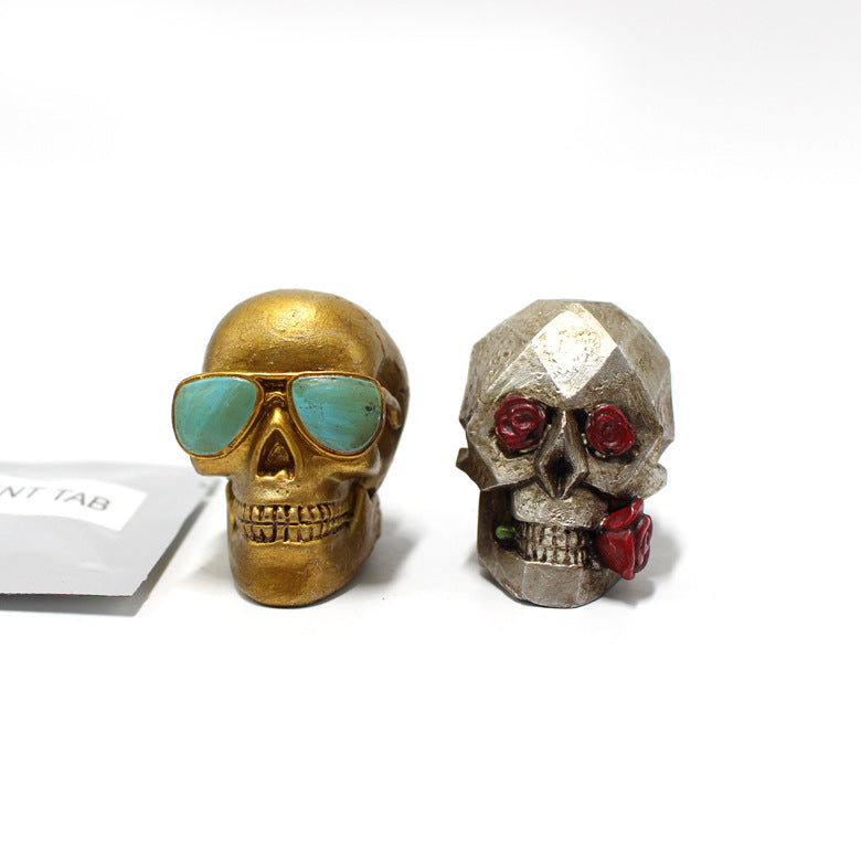 Wholesale Resin Car Creative Rose Skull Fragrance