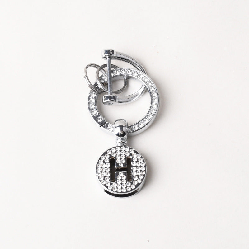 Wholesale Diamond DIY semi-finished keychain