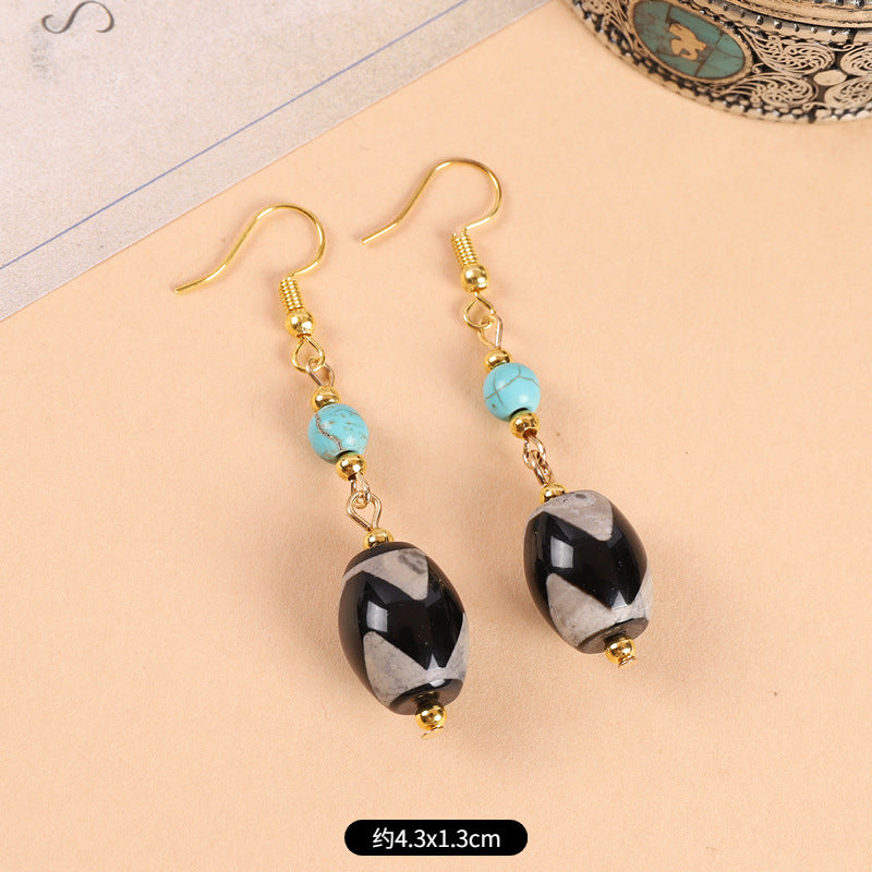Wholesale Ethnic Style Retro Art Earrings