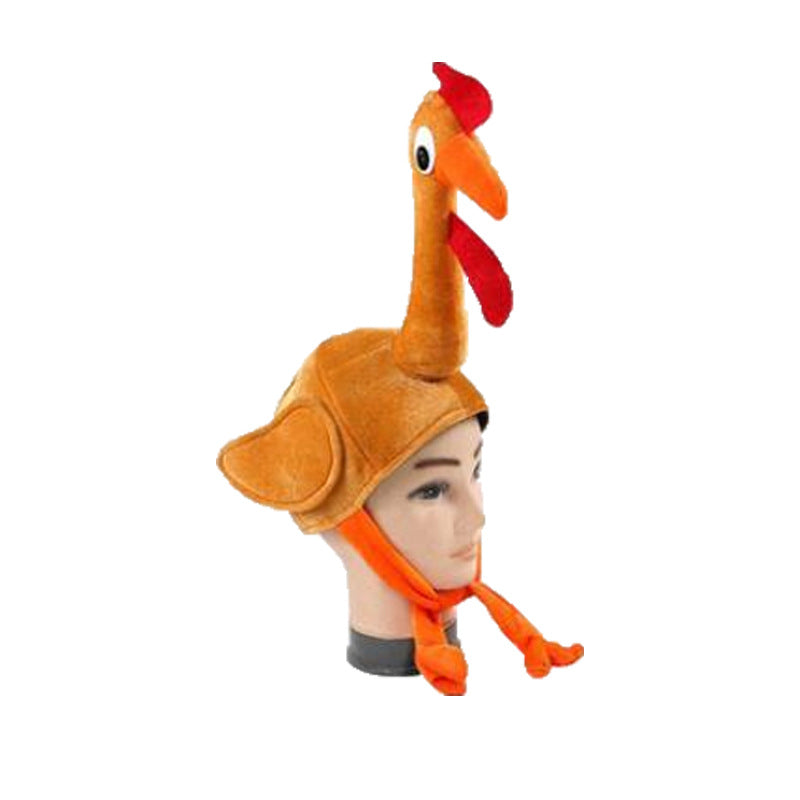 Wholesale 10PCS  Halloween Carnival Turkey Cloth Hats
