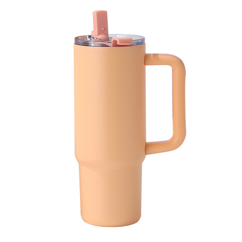 Wholesale Double-Layer 304 Stainless Steel Vacuum Insulated Car Cup Simple Modern Style Thermal Mug Cold Resistant Ice Dominating Cup
