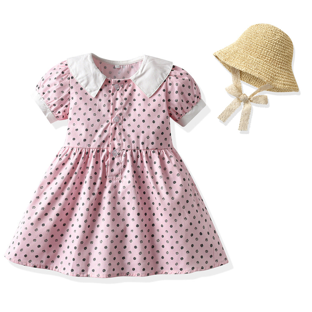 Wholesale Children's Cotton Countryside Style Floral Dresses