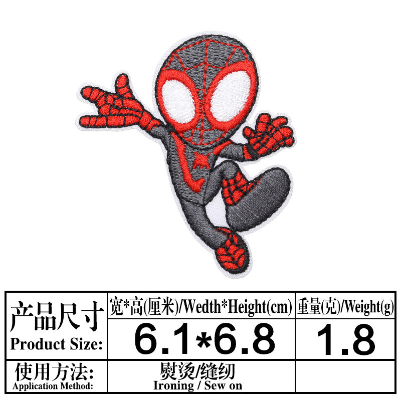 Wholesale Cartoon Embroidered Patches Set 20 Styles Twill Applique For Clothing Coat Bag Decor Boutique Resale Accessory OLY Exclusive