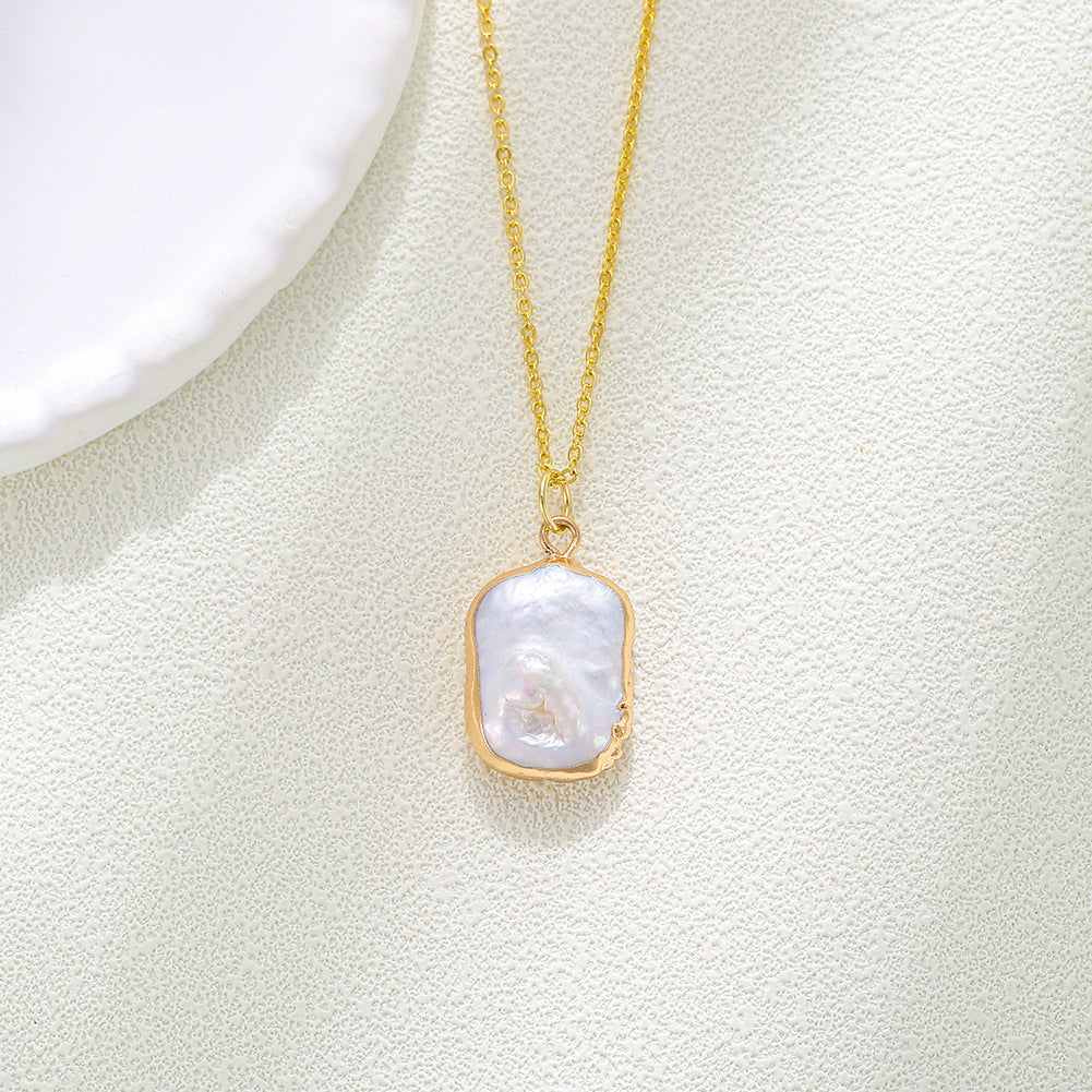 Wholesale Natural Freshwater Pearl Special-Shaped Necklace