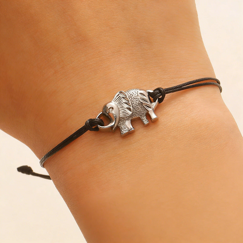 Wholesale  Elephant Mother and Baby Creative Animal Earrings Women Mother' s Day