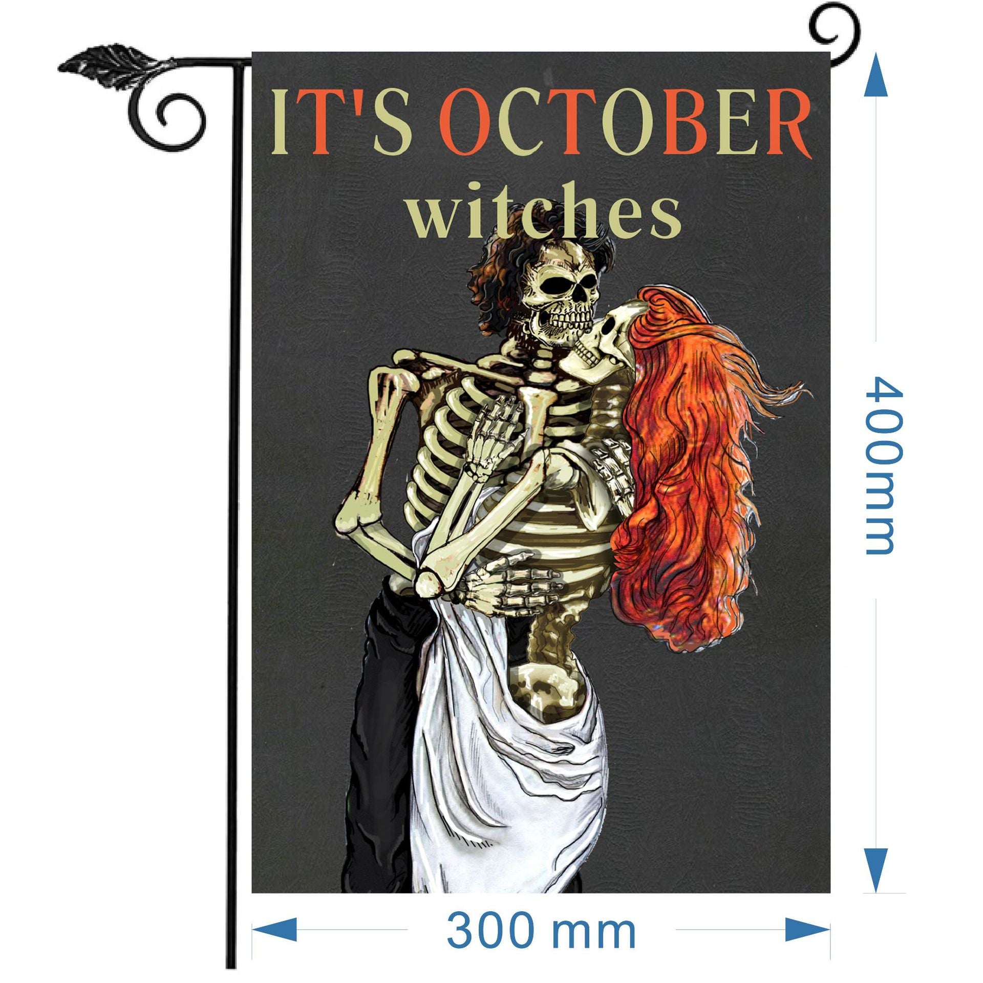 Wholesale Christmas garden flag linen print outdoor small flag yard decoration flag