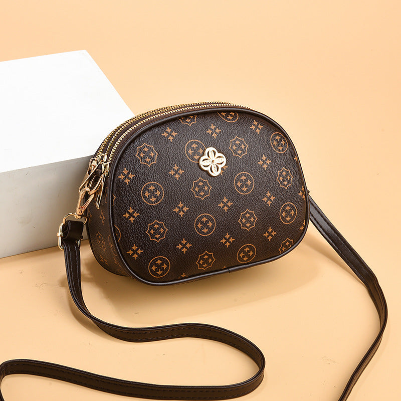 Wholesale Versatile Fashion Crossbody Bag Soft Leather Three-Layer Shoulder Bag