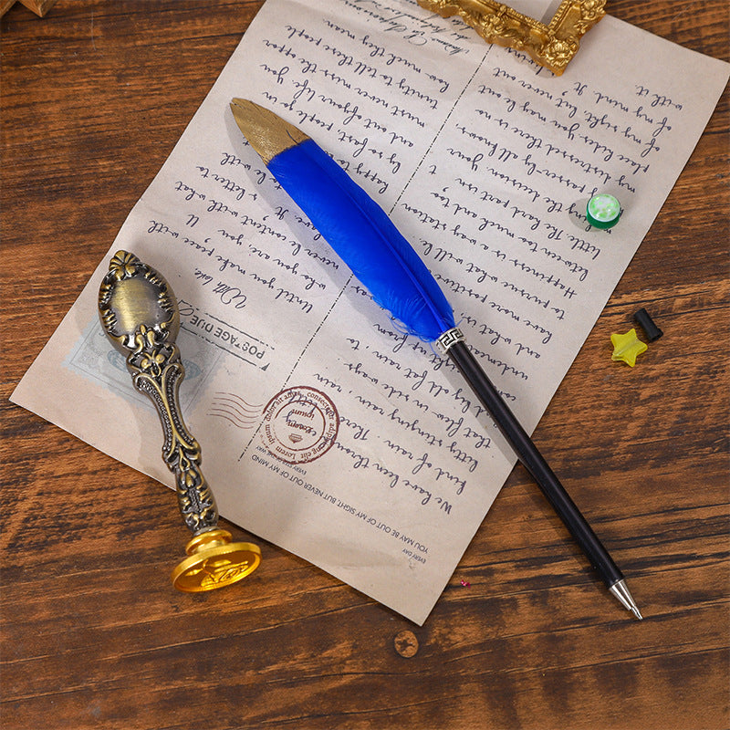 Wholesale Color Quill Ballpoint Pen Set Gift