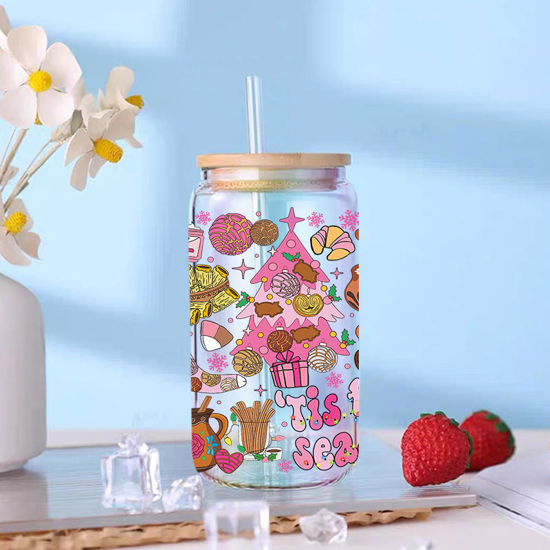 Wholesale Christmas Cuisine Series 16oz Cup UV DTF Wraps