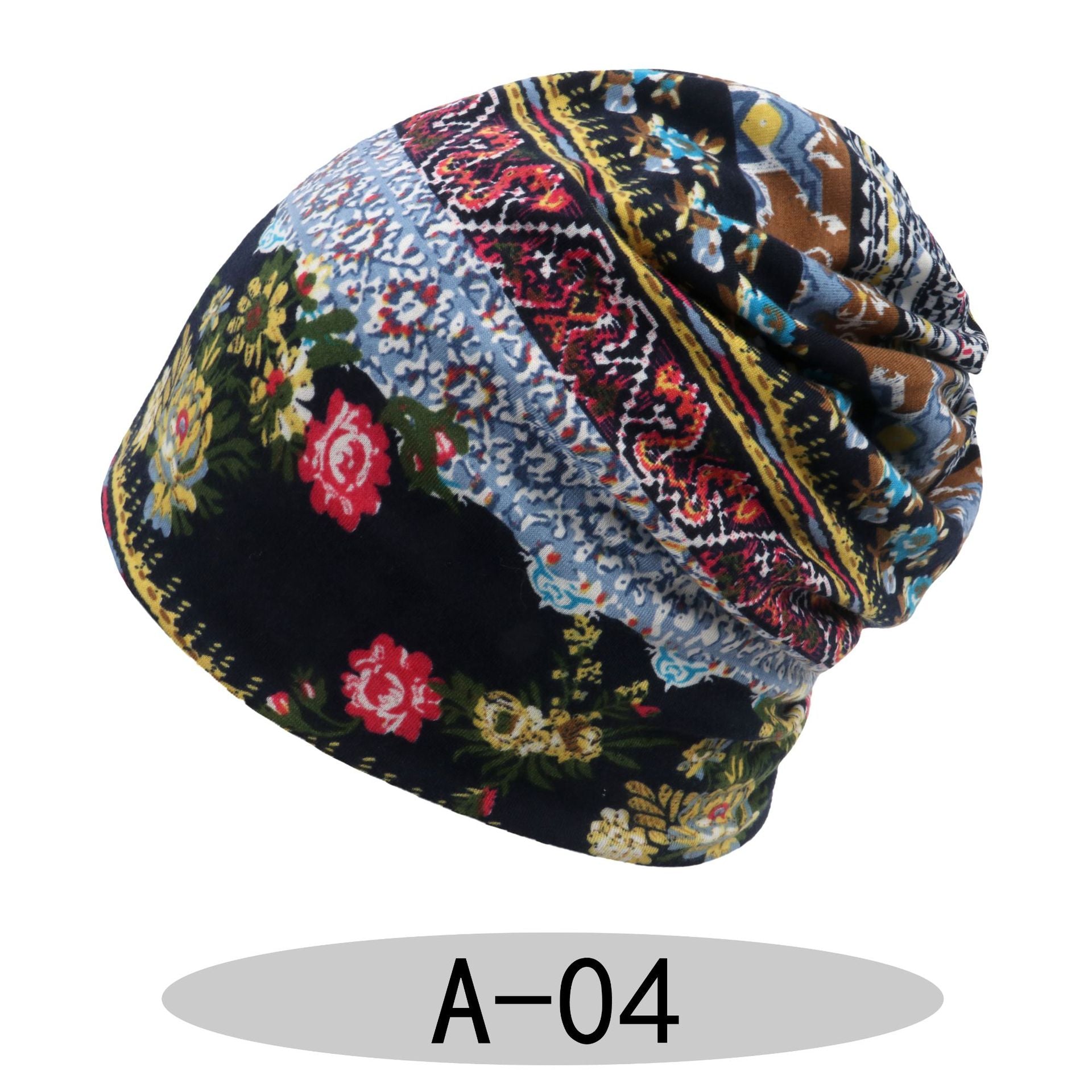 Wholesale Ethnic Style Series Cashew Flower Baotou Hat