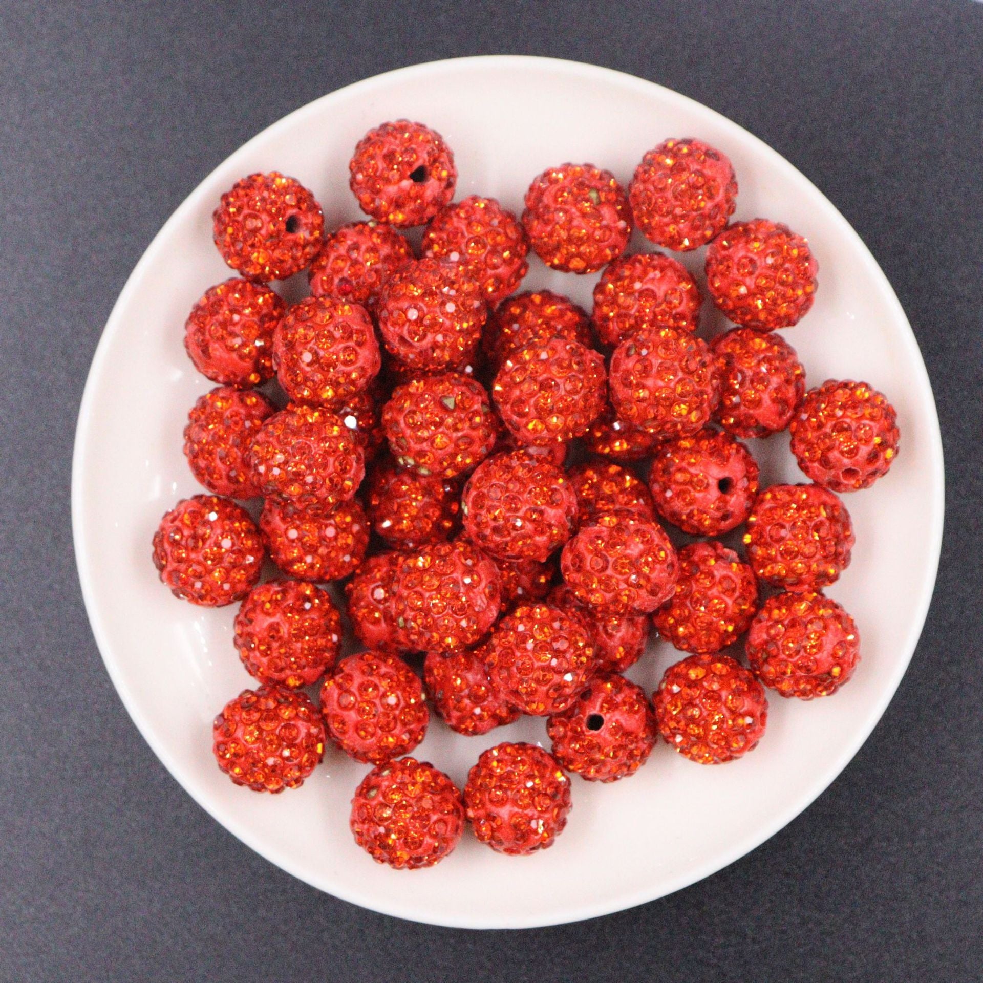 Wholesale 100pcs 8mm-12mm  Diamond Balls Handmade Diy Beads