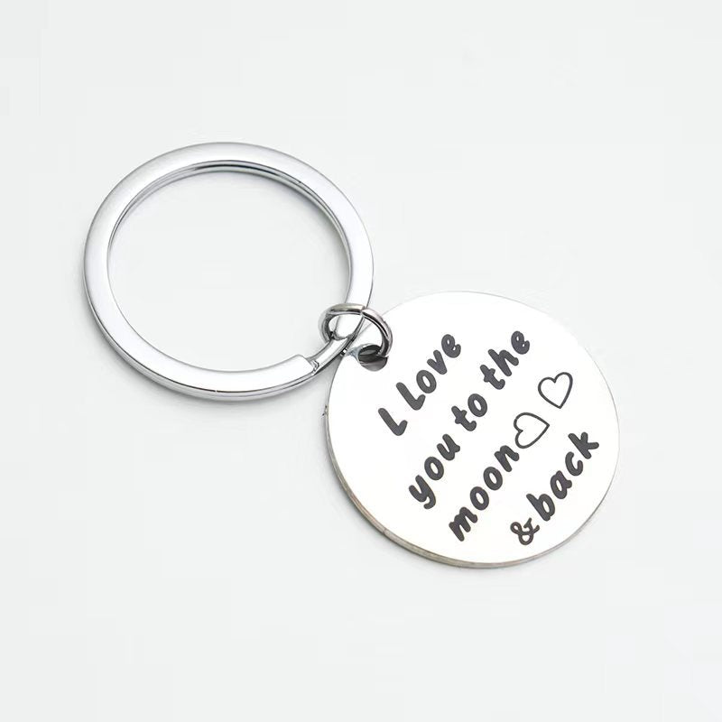 Wholesale Valentine's Day Gift FUCKING MlSS YOU Stainless Steel Keychain