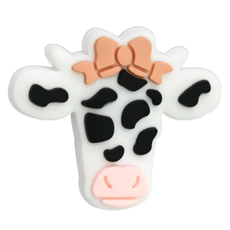 Wholesale Random100pcs Cartoon Cute Denim PVC Pen Focal Beads