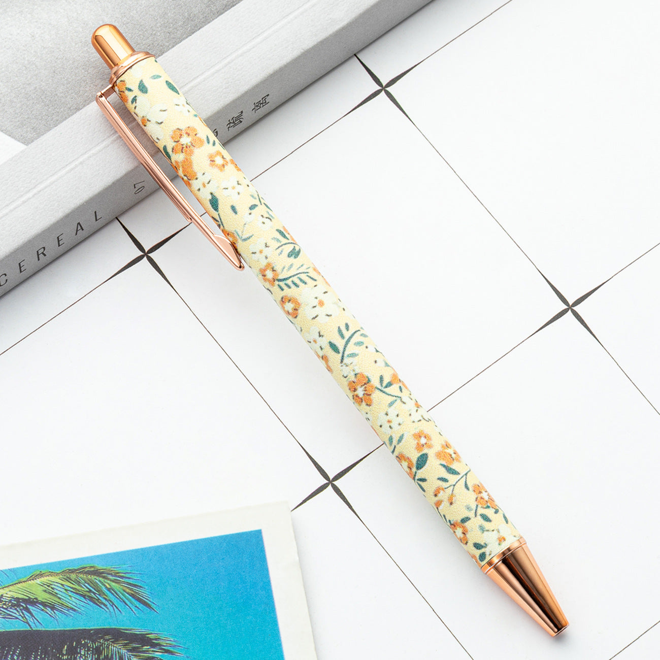 Whoelsale Pens Fashion Flower Metal Pen