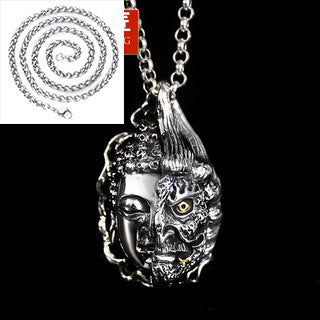 Wholesale Pendant Buddha Demon Necklace  Deer National Retro Men' s Pendant