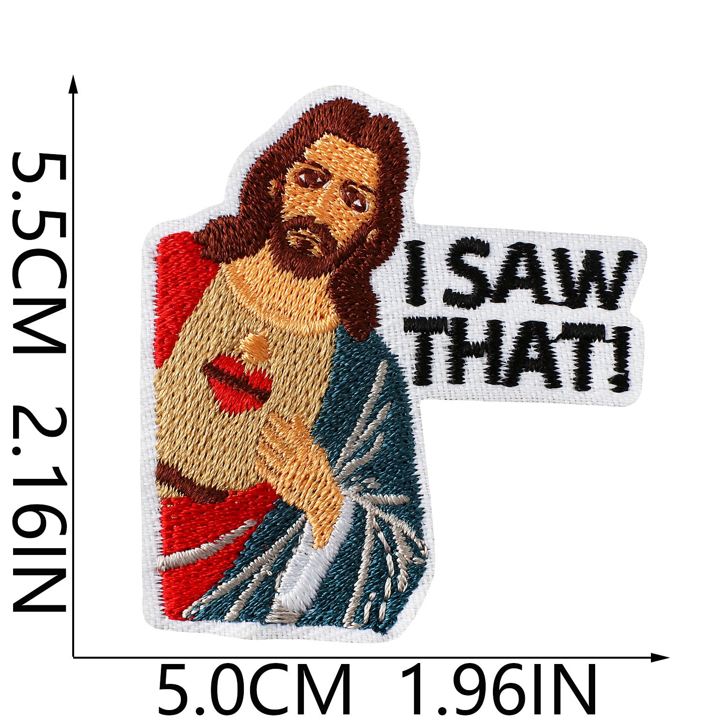Wholesale Funny Blessing Motif Embroidery Patch European Figure Clothing Decorative Accent Resale
