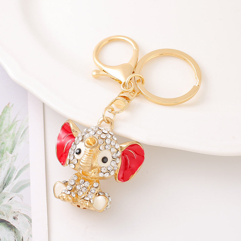 Wholesale Elephant Zinc Alloy Car Keychains