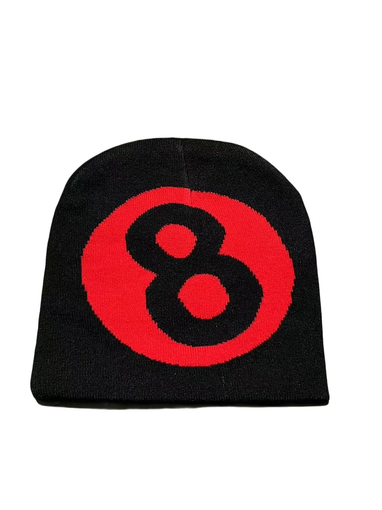 Wholesale Number 8 Warm and Cold Resistant Acrylic Wool Hat