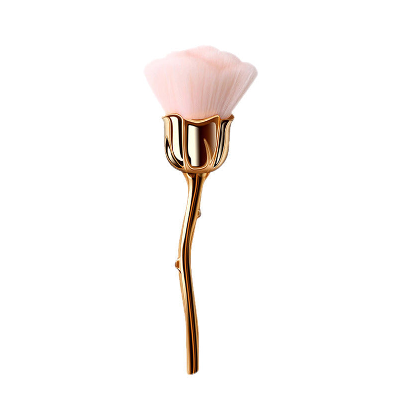 Wholesale Rose Flower Large Soft Bristle Makeup Brush