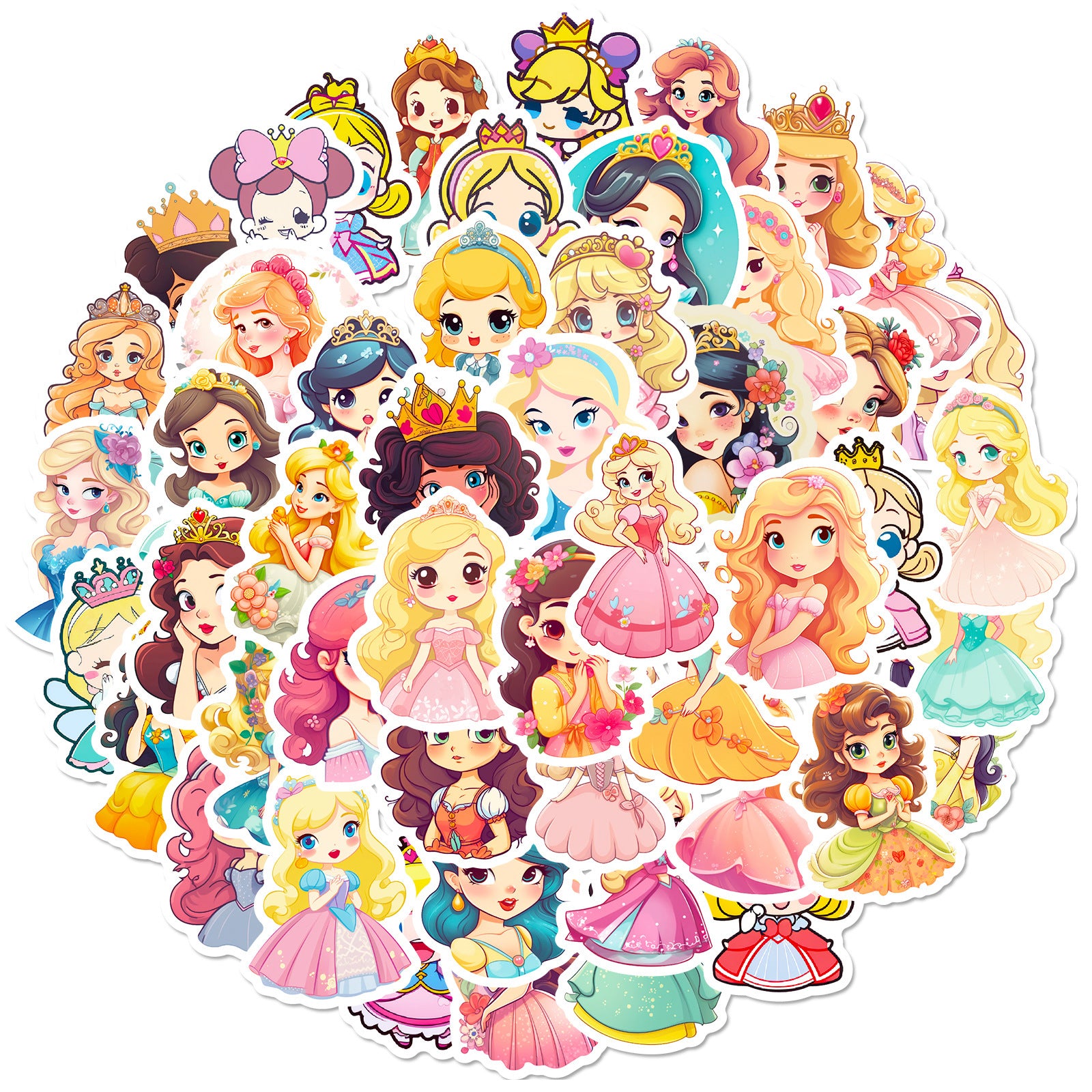 Wholesale 50pcs various styles of stickers personalized DIY decorative stickers unicorn waterproof stickers