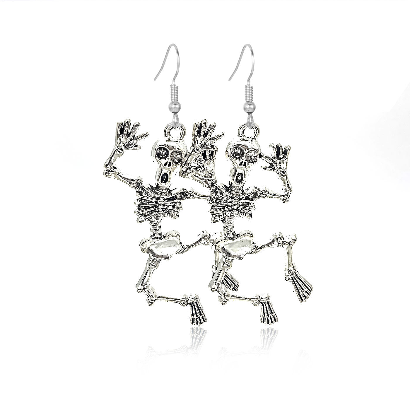 Wholesale   Web Pumpkin Stud Earrings Trendy Rhinestone Cartoon Jewelry Accessory For Party Gift