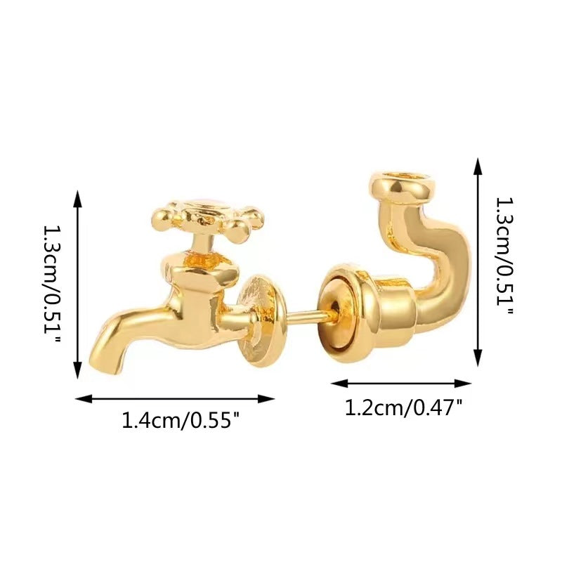 Wholesale Faucet Earrings Creative Detachable Earrings