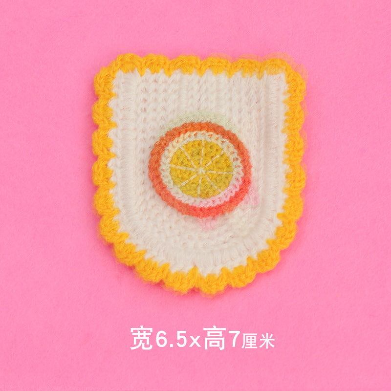 Wholesale Cute Cartoon Embroidered Fabric Patches With Floral And Fruit Designs For Clothing And Bags