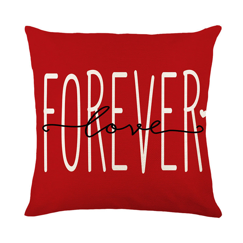 Wholesale Valentine's Day Love Polyester Pillow Cover
