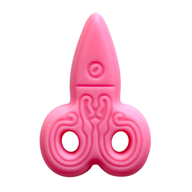 Wholesale 10PCS Creative Scissors DIY Silicone Beads