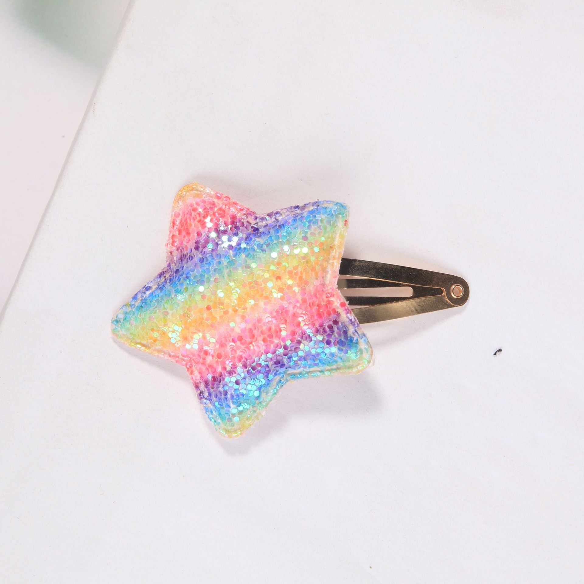 Al por mayor lindas estrellas de lentejuelas del corazón de mariposa golpes de cabello clips