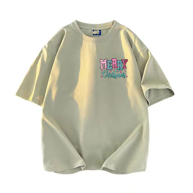 Wholesale 5pcs/pack  Pink Christmas Cartoon House Heat Transfer Pattern Clothing Sticker   UV DTF Ready to Press Transfers Wraps