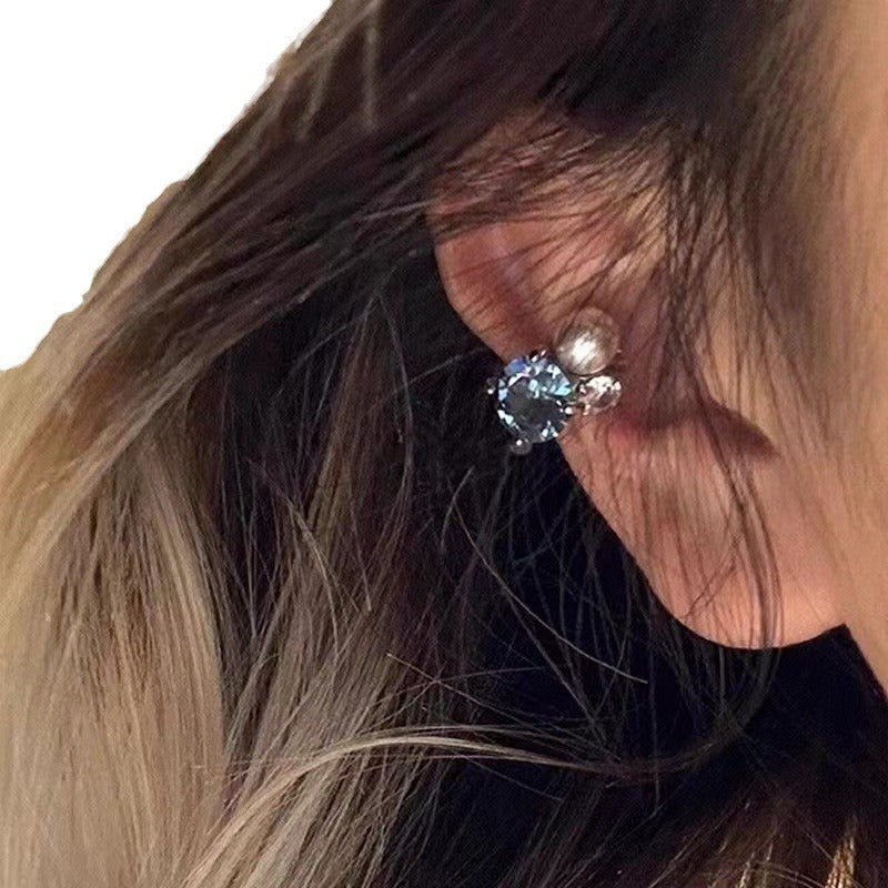 Wholesale Super Shiny Pearl Zircon Ear Cuff