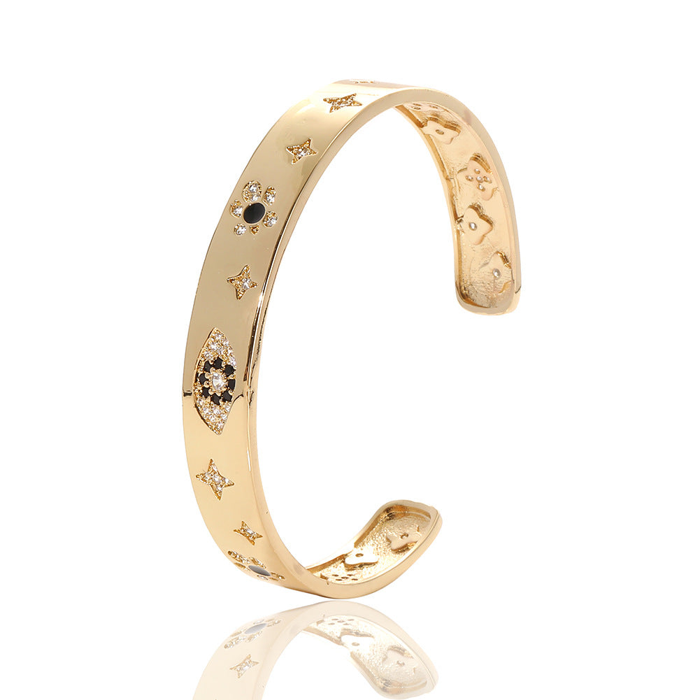 Wholesale Wide Version Devil Eye Opening Bracelet