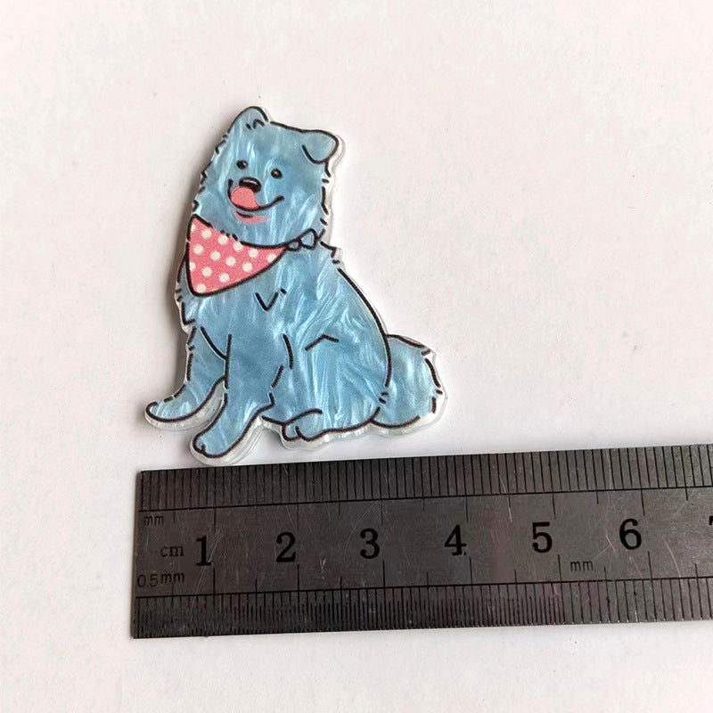 Wholesale 10pcs Cute cats and dogs Acrylic Flatback