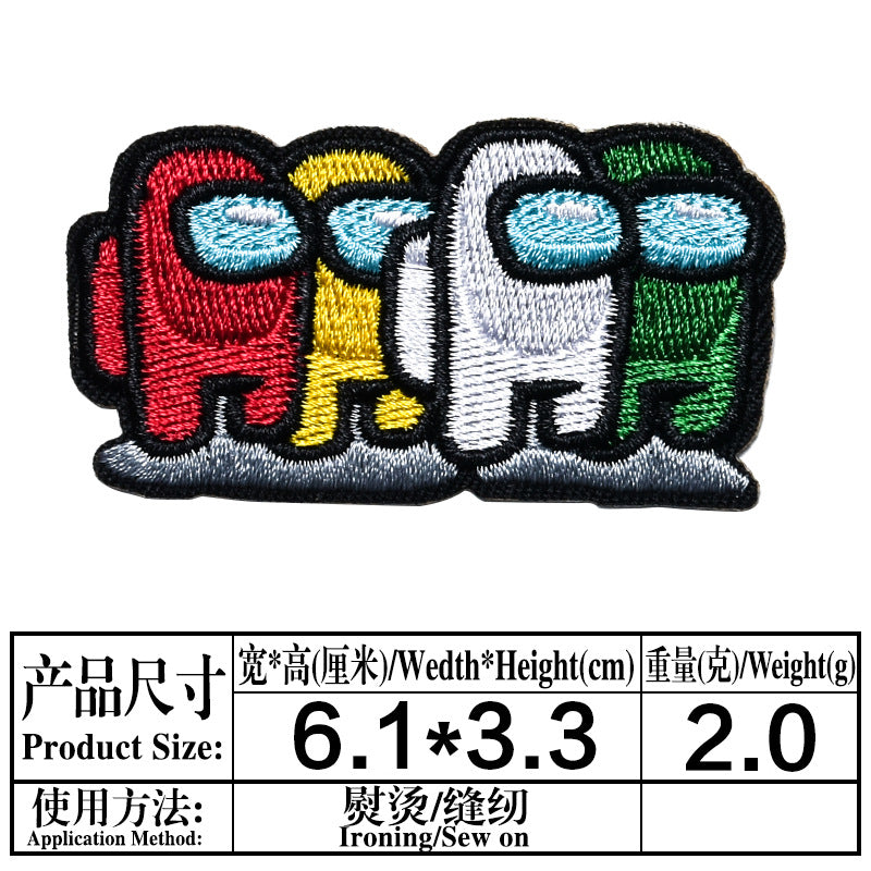Wholesale Cloth Embroidery Patch Werewolf Game Decorative Patch For Coat Casual Craft Supply OLY Exclusive