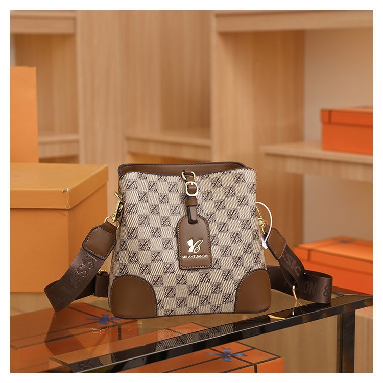 Wholesale High-capacity PU Bucket Bags, Crossbody Shoulder Bags