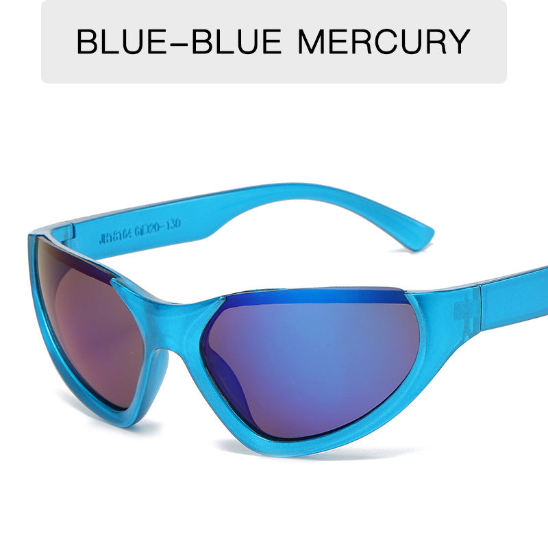 Wholesale PC Future Punk Y2Ky Shaped Sunglasses