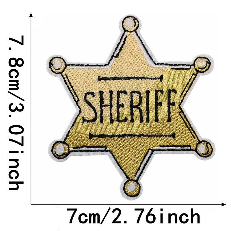 Wholesale Western Cowboy embroidery clothing patch