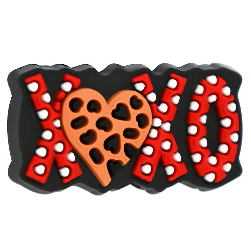 Wholesale  Random  100pcs/pack Valentine' s Day Beads Focal Beads