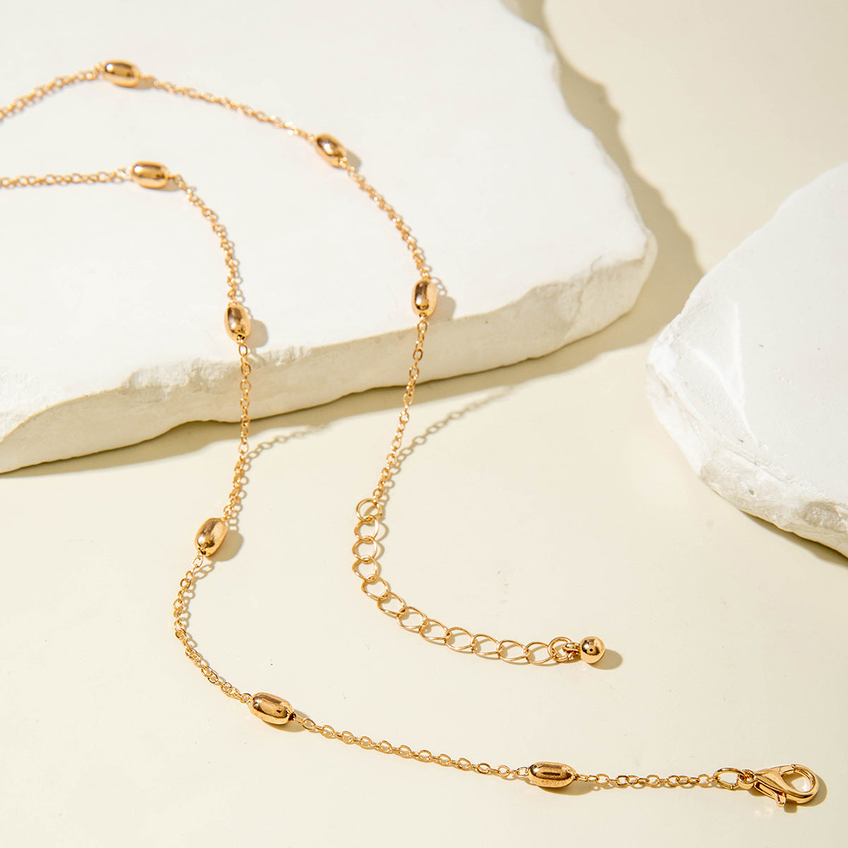 Wholesale Bohemian style gold-rimmed summer ocean conch shell necklace