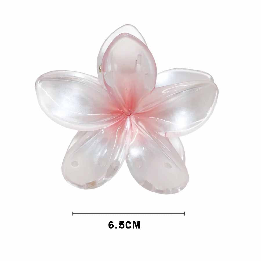 Wholesale Large 8CM Gradient Color Plumeria Flower Hairpin