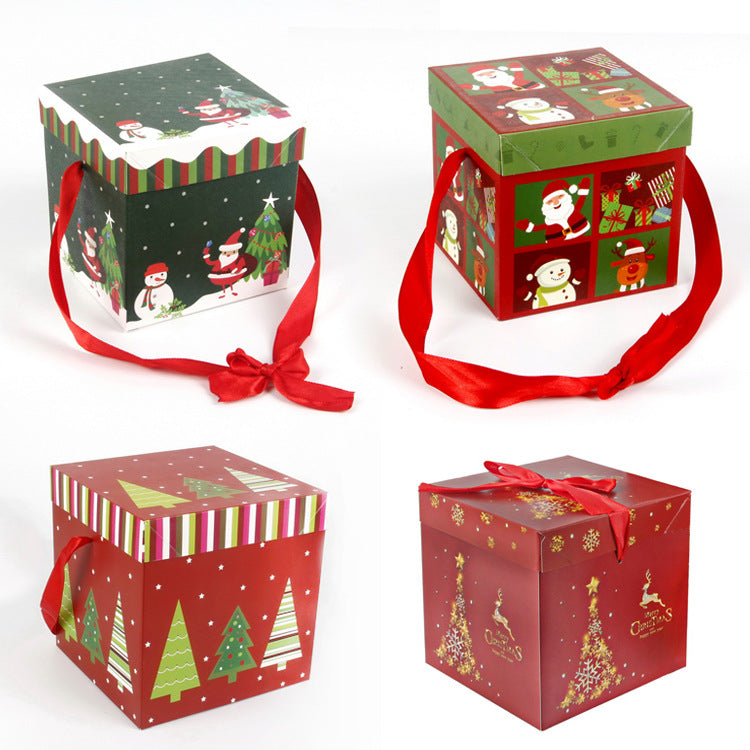 Wholesale New Christmas Decoration Gift Box Supplies Paper Gift Packaging Box