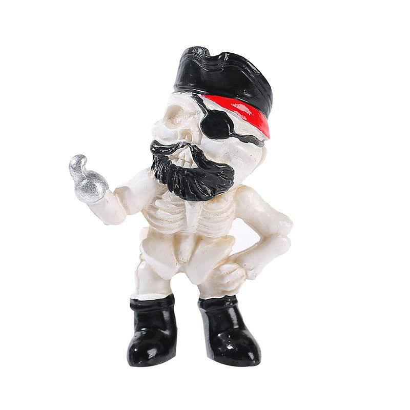 Wholesale  skull ornaments horror resin ornaments