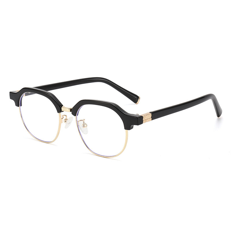 Wholesale Oval Half Frame Sunglasses