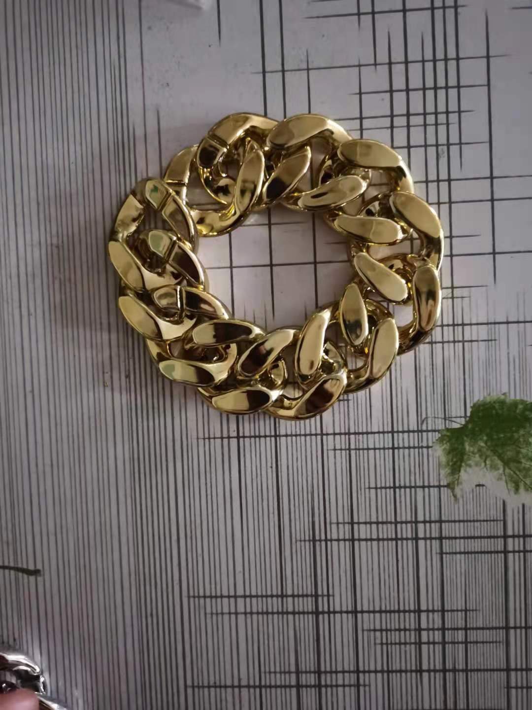 Wholesale Hip Hop Cuban Plastic ABS Necklaces