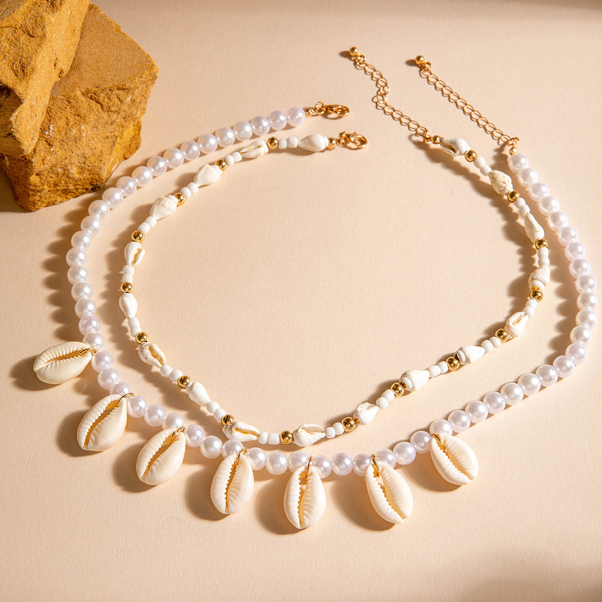 Wholesale Bohemian Conch Shell Handwoven Necklace
