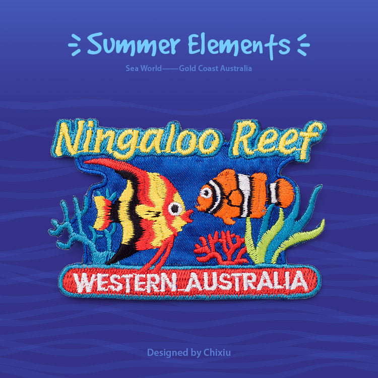 Wholesale 10pcs Sea Embroidered Clothing Patches